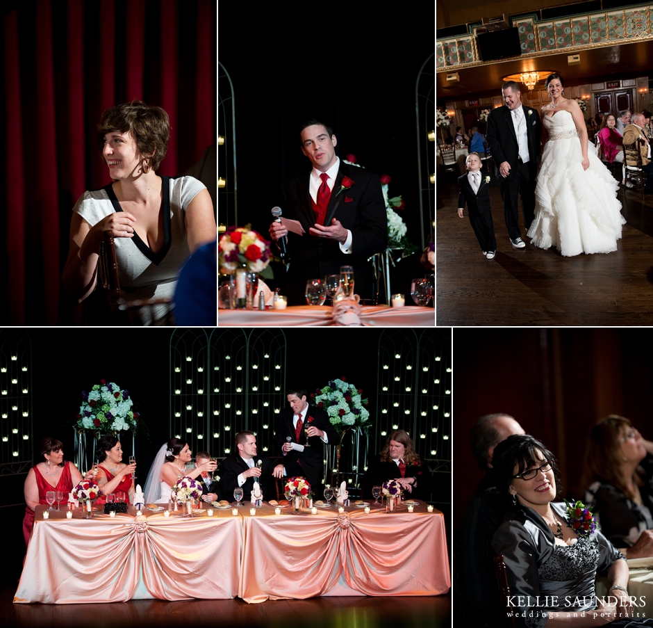 Gem Theatre wedding reception, Kellie Saunders Photography